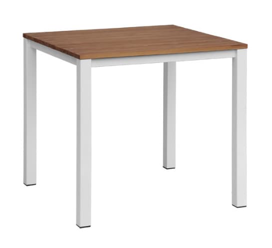 Baštenski sto Mediteraneo 80x80 beli