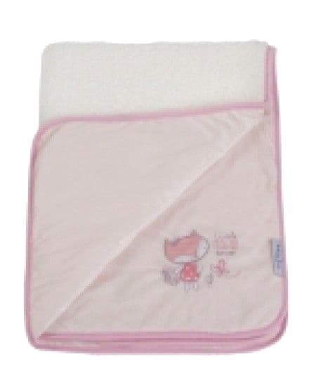 KIKKA BOO Ćebence za bebe LUXURY Coral FLEECE-SHERPA Pink Fox 31103020034