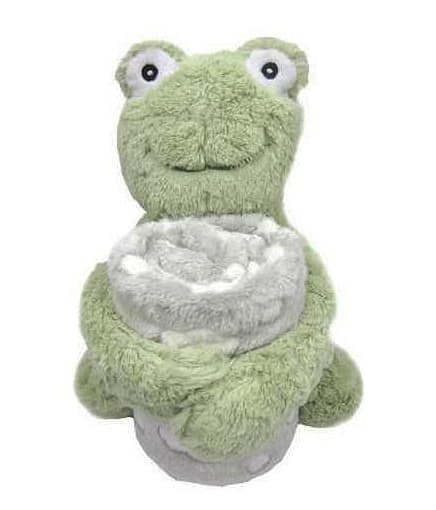 KIKKA BOO SET Ćebence za bebe i igračka - Froggy 31103020041