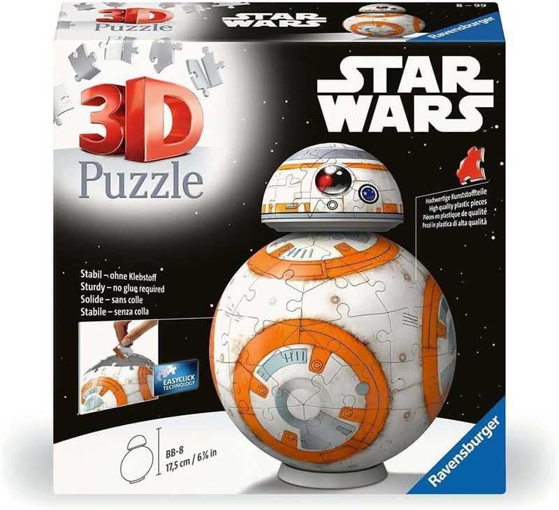Star Wars 3D puzzle Astro-Mech Droid BB-8 104 dela Ravensburger 11578