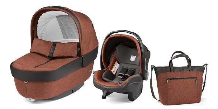 PEG-PEREGO Set modular korpa-autosedište-torba za mamu ELITE Terracotta