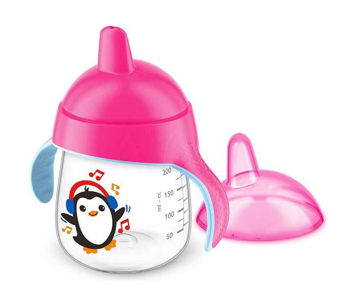 AVENT Premium Magična šolja 260ml 4432 PINGVIN roze SCF753/07