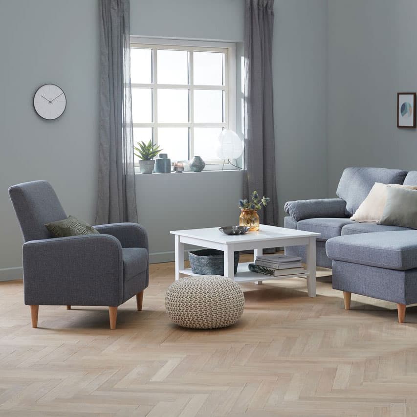 Tabure Knit Neble Bež