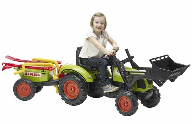 Claas Dečiji traktor na pedale sa prikolicom Falk Toys 1041RM