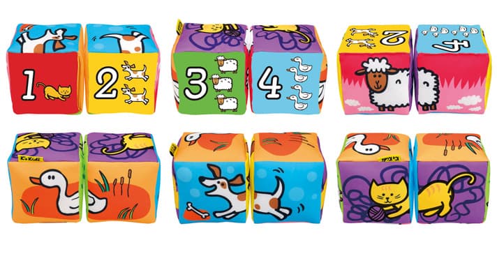 KSKIDS Kocke ŽIVOTINJE - Match and Sound Blocks - Animals - KA10755