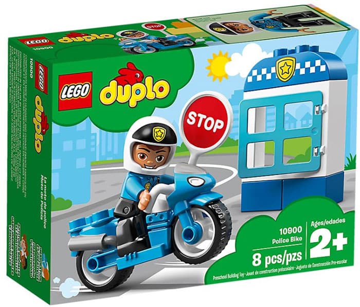 LEGO® DUPLO® Kocke - Policajac na motoru 10900