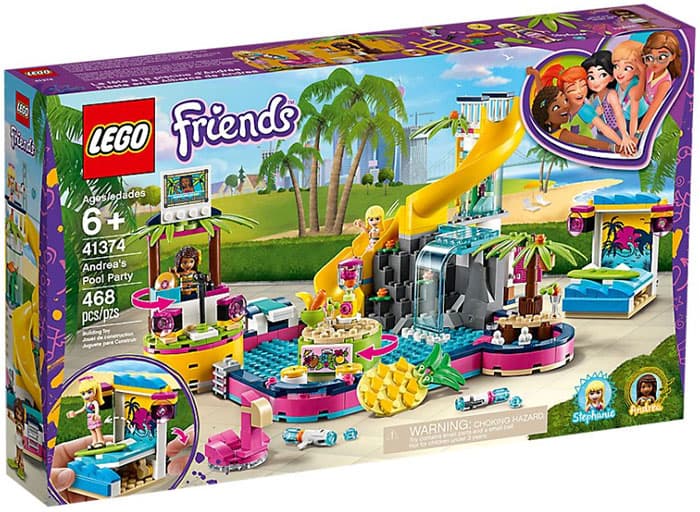 LEGO® FRIENDS Kocke - Andrea - Žurka na bazenu 41374