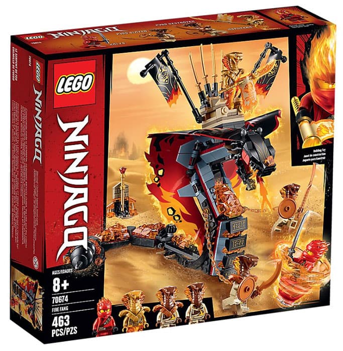 LEGO® NINJAGO Kocke - Zmija Fire Fang 70674