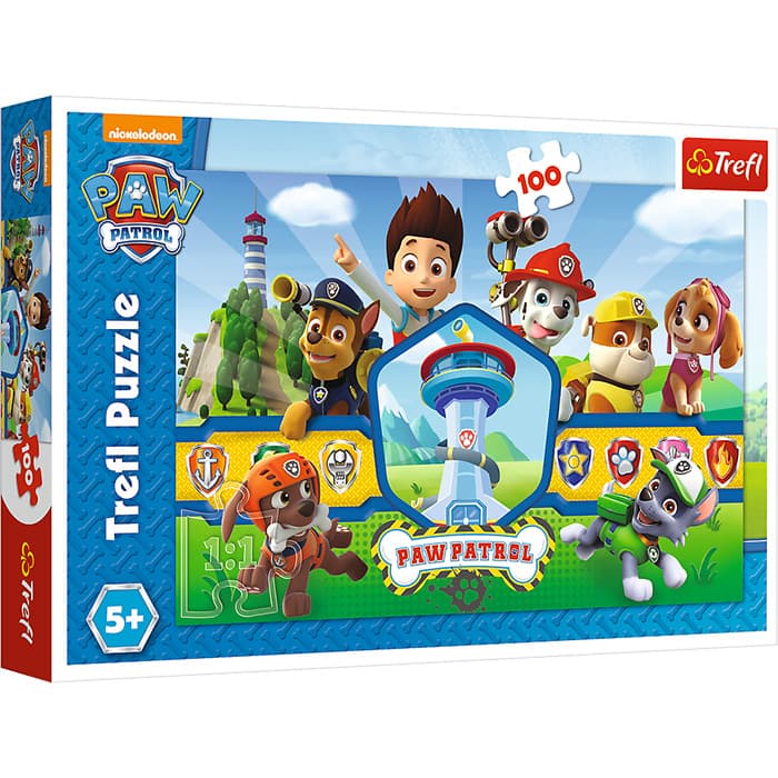 Trefl puzzle Patrolne Šape 100 delova