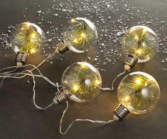 Novogodišnje lampice na baterije 110 cm 5 LED