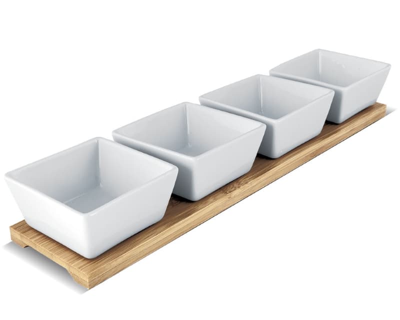 LAMART Set posuda bambus porcelan LT9020