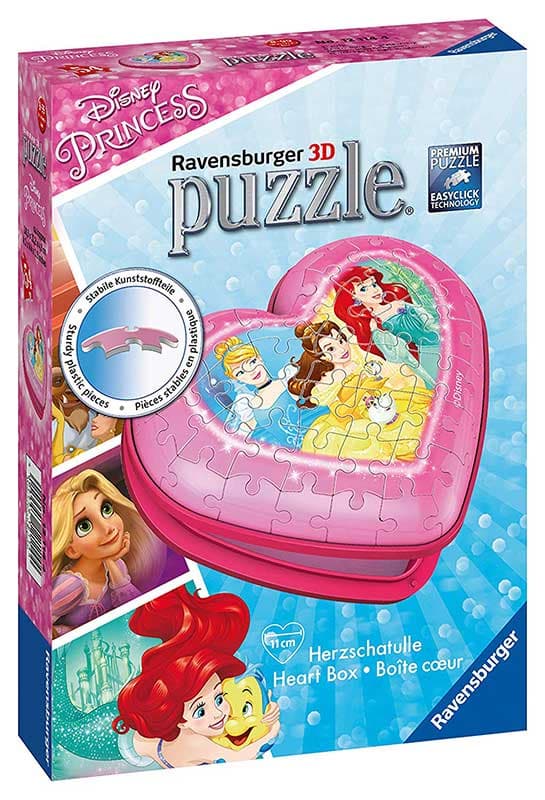 Kutija - srce od puzli Disney Princess - Ravensburger 12114