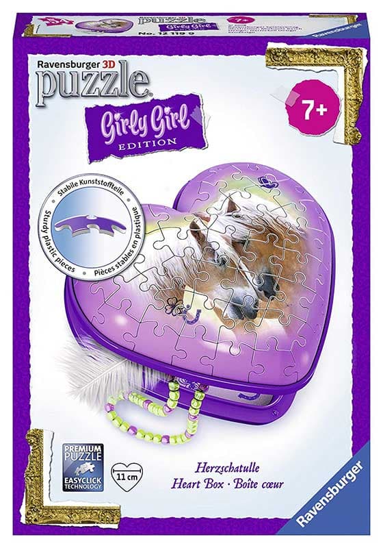 Kutija - srce od puzli Konji - Ravensburger 12119