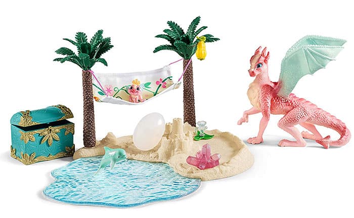 Schleich Figure Bayala - Zmajevo ostrvo s blagom 42436