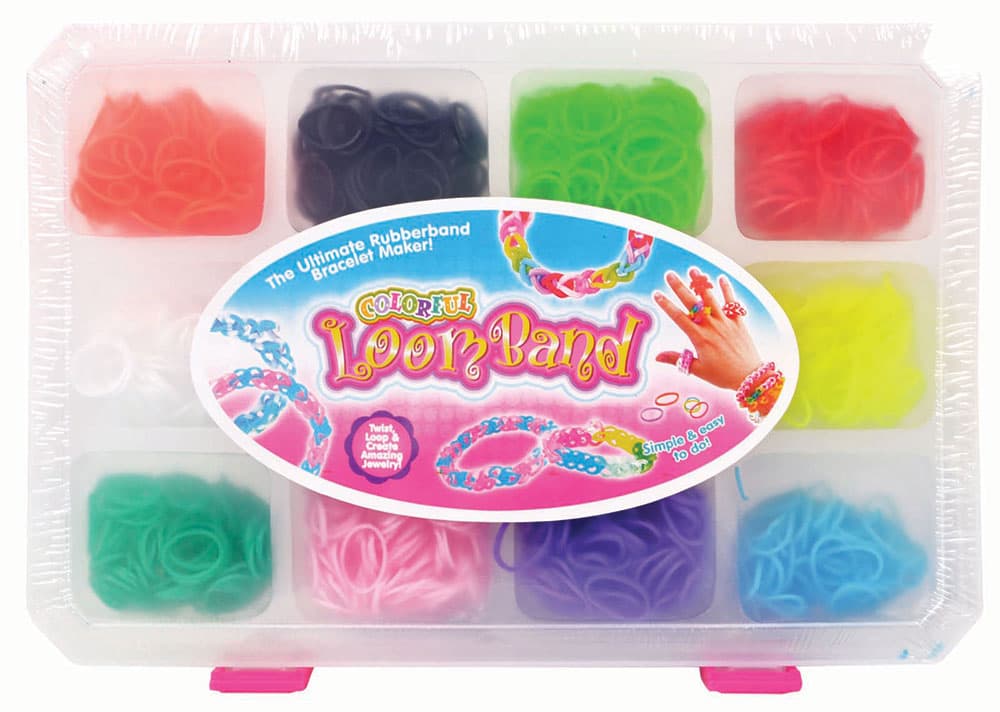LOOM BAND Set za izradu narukvica 1800 gumica 16977