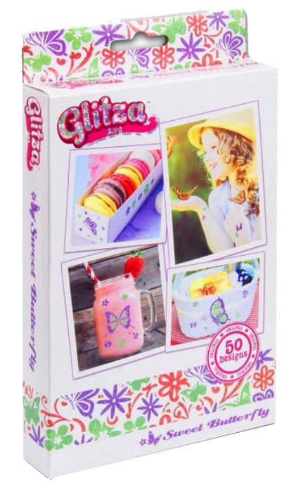 GLITZA Art - Sweet Butterfly 50 designs - Tattoo Set 50210