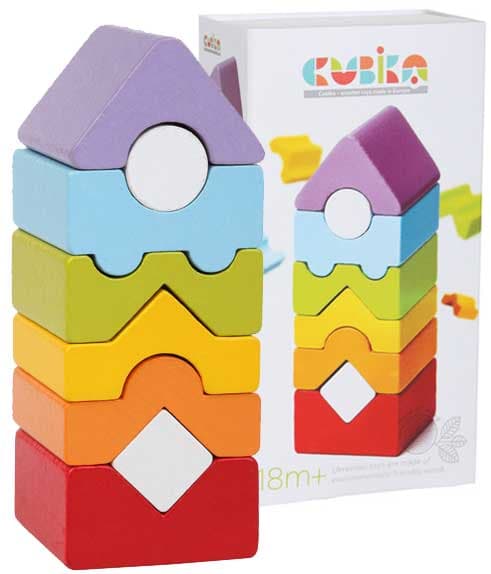 Cubika Drvena kula od 8 elemenata 15009