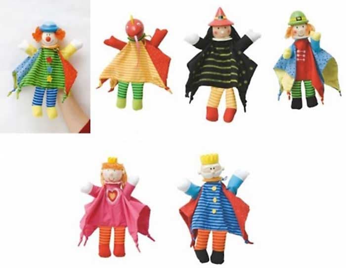 Lutka za pozorište assorted Woodyland 90987