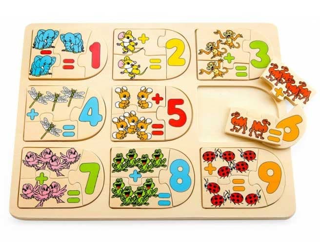 Pino Toys Drvena slagalica Matematika