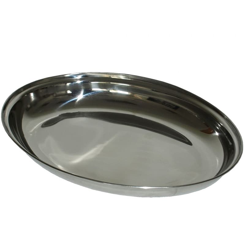 Inox ovalni duboki poslužavnik 45cm