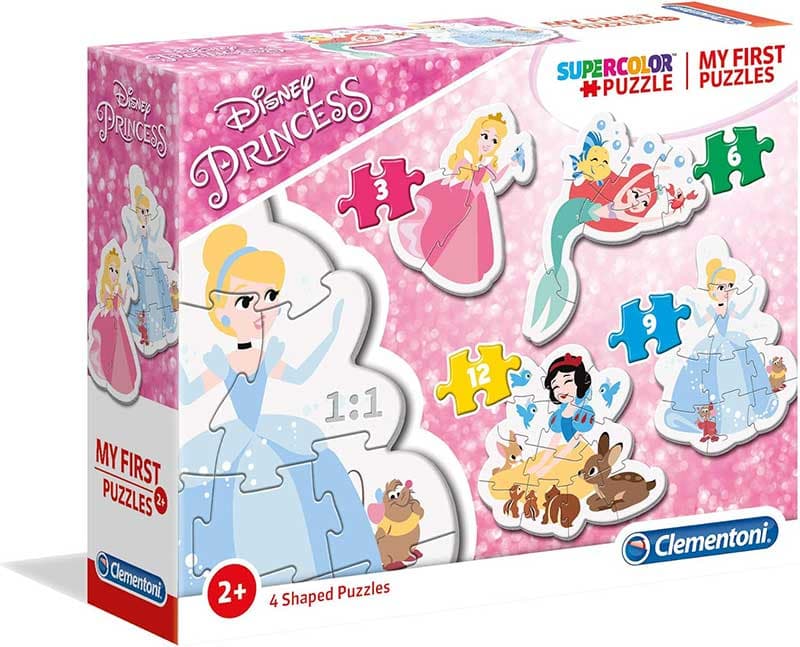 Moje prve puzzle slagalice 4u1 Disney Princess Clementoni 20813