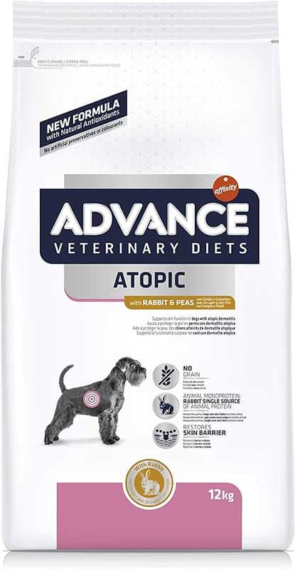 Hrana za pse Advance Vet Diets Atopic Zečetina za problematičnu kožu, pakovanje 12kg