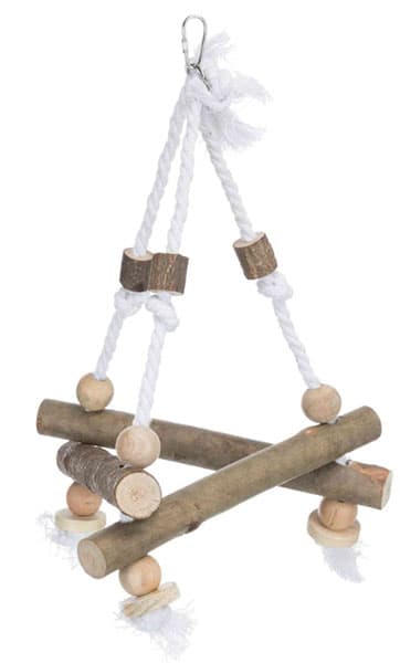 Velika drvena ljuljaška za ptice Natural Trixie 5883
