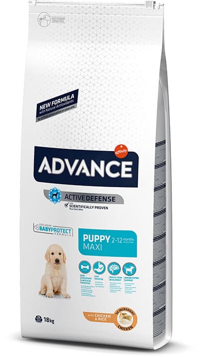 Hrana za štence velikih rasa pasa Advance Maxi Puppy pakovanje 18kg