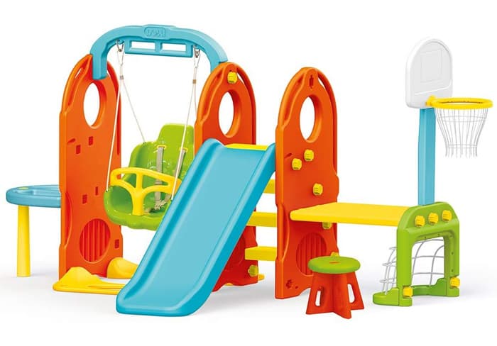 Dečija multifunkcionalna igraonica sa toboganom i ljuljaškom Dolu Toys 3024