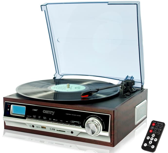 Gramofon sa radio prijemnikom SD/MMC USB Camry CR 1114