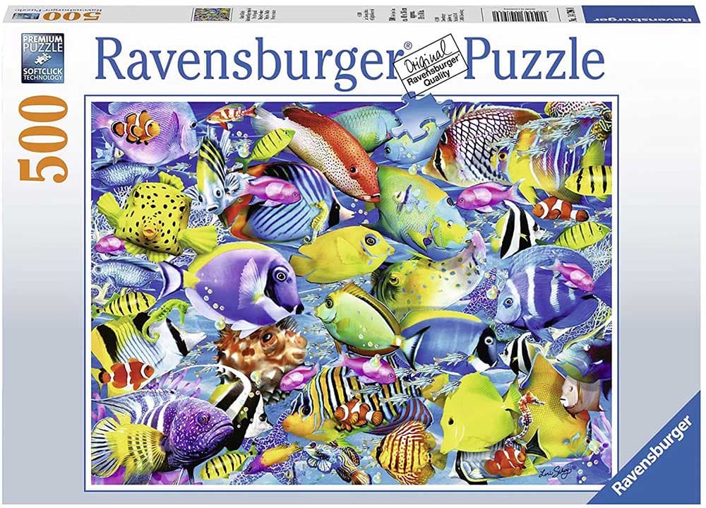 Ravensburger Puzzle 500 delova - Ribe u tropskom saobraćaju 14796