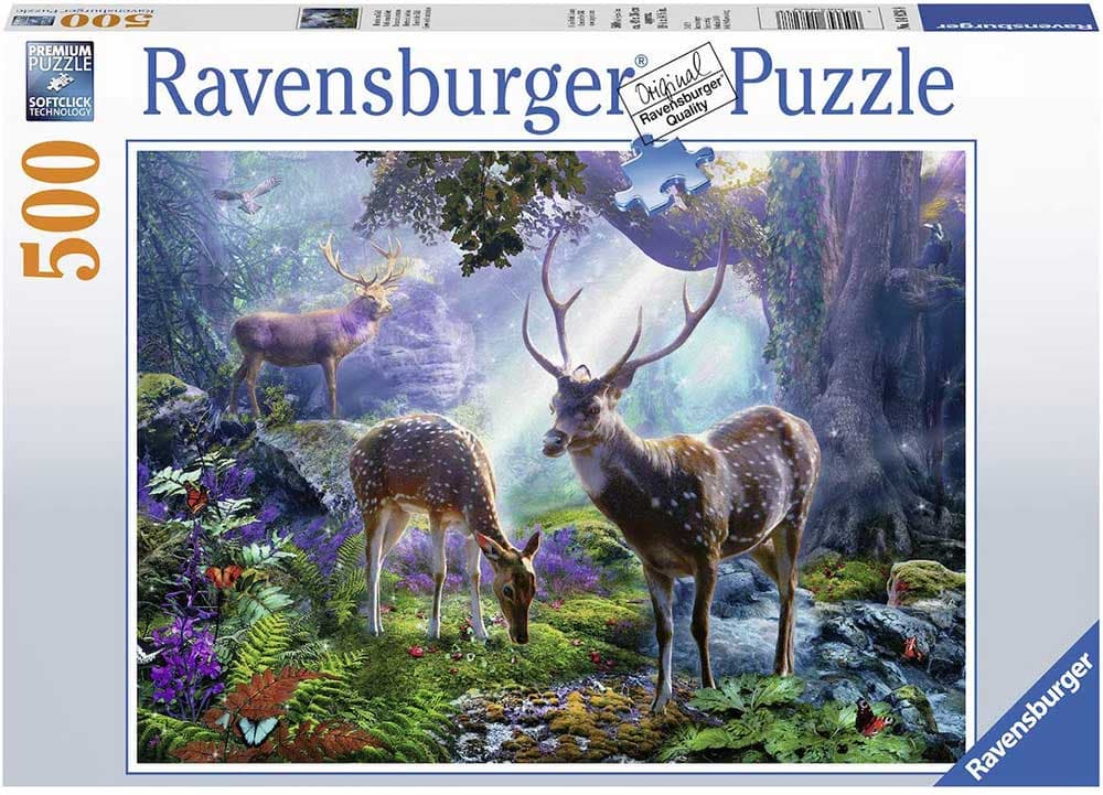 Ravensburger Puzzle 500 delova -  Jeleni u divljini 14828