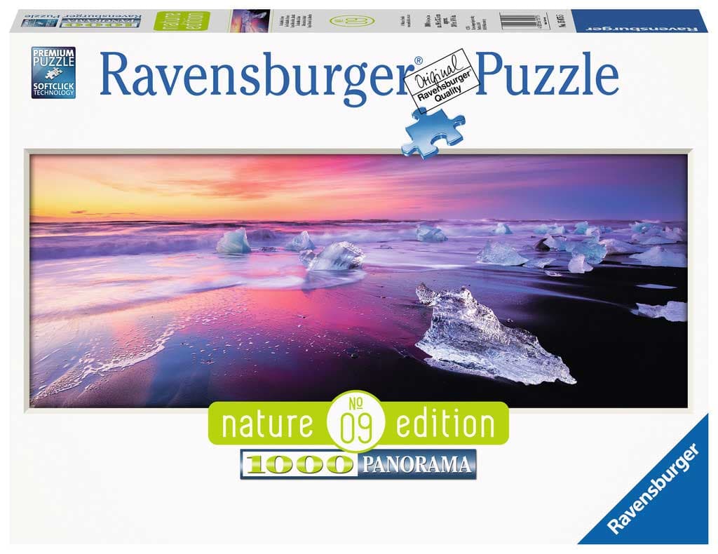 Puzzle 1000 delova Jokulsarlon Island - Panorama Ravensburger 15075