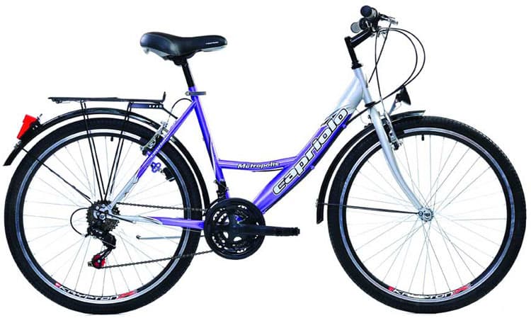 Bicikl METROPOLIS LADY - Crno - Crveni