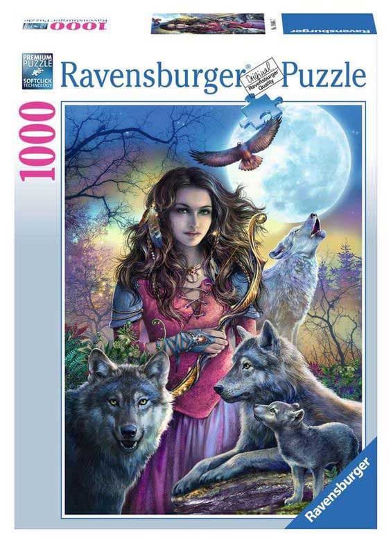 Puzzle Slagalica 1000 delova Zaštitnica vukova Ravensburger 19664