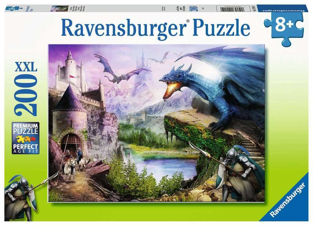 Puzzle 200 delova Zmajevi i planine Majhema Ravensburger 12911