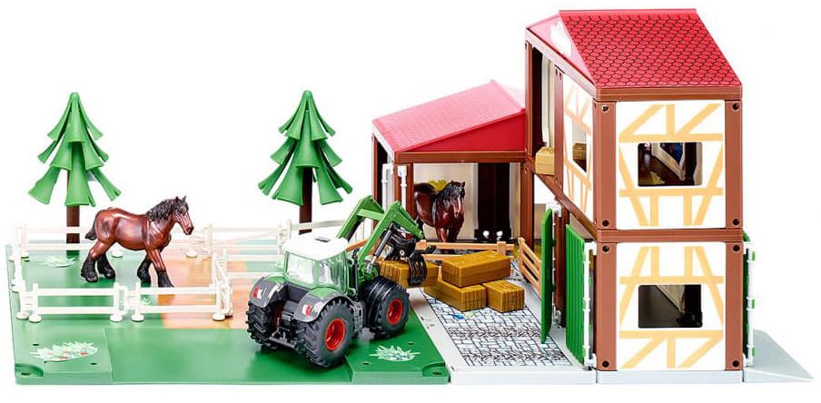 SIKU World Set za igru Farma Ranč Ergela Konji 5609