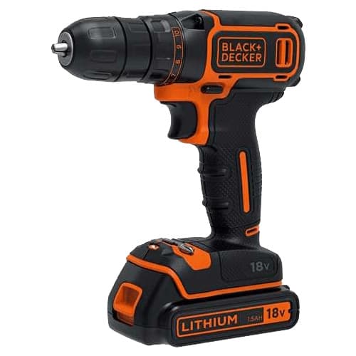 Black Decker akumulatorska bušilica-­odvijač BDCDC18K1BA