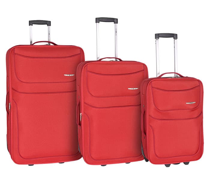 Enova Proširivi Koferi 75/65/55cm Barcelona Red 512140