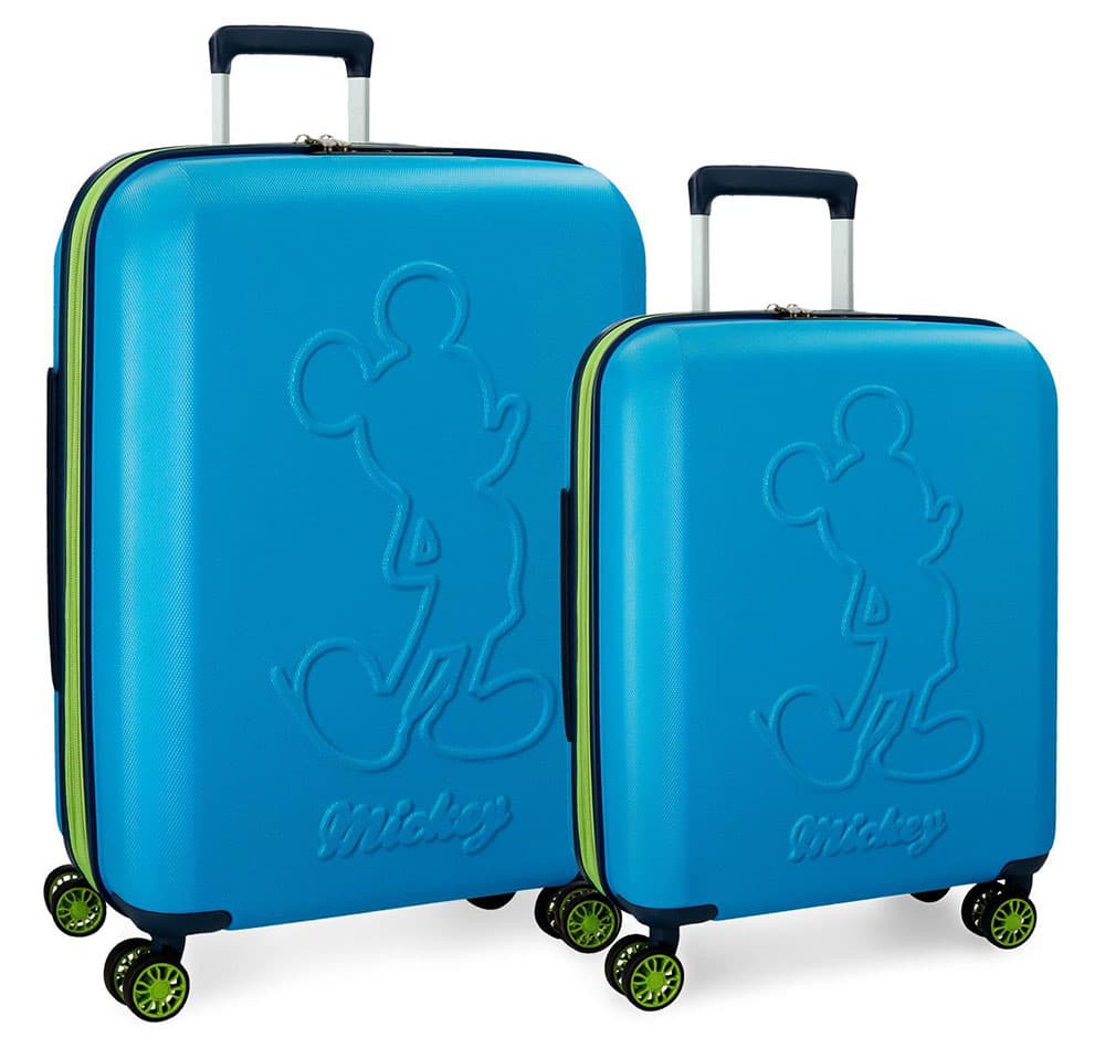 Disney ABS Koferi 55/68cm Mickey Colored Blue 34289