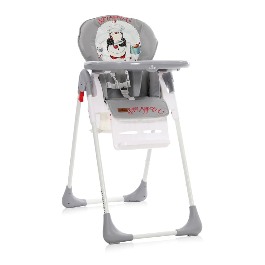 LORELLI Stolica za hranjenje Hranilica TUTTI FRUTTI Grey Penguin 10100262036
