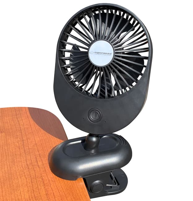 Prenosni USB ventilator sa štipaljkom Esperanza EHF103K