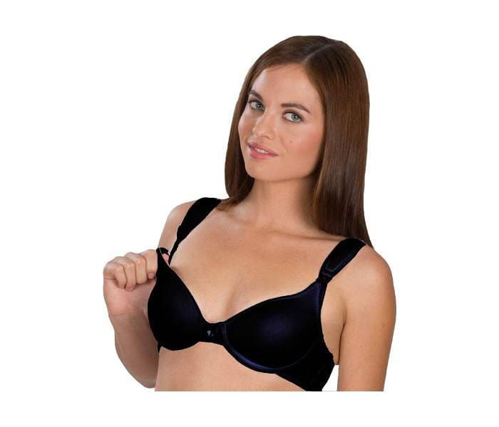 BABYJEM Grudnjak za mame PUSH UP 100 Black 55-12221