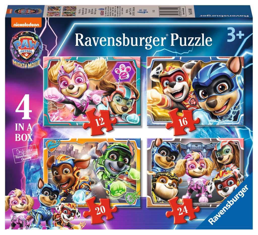 Slagalice 4u1 Patrolne šape Ravensburger 03169