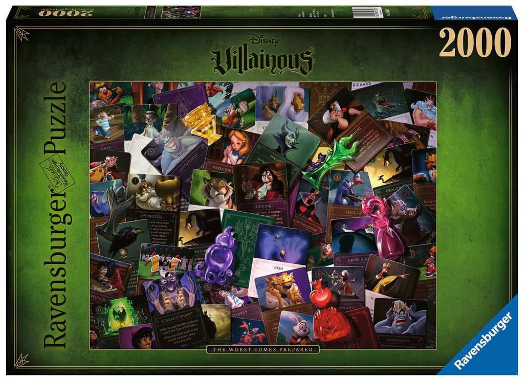 Ravensburger Puzzle 2000 delova - Diznijevi negativci 16506