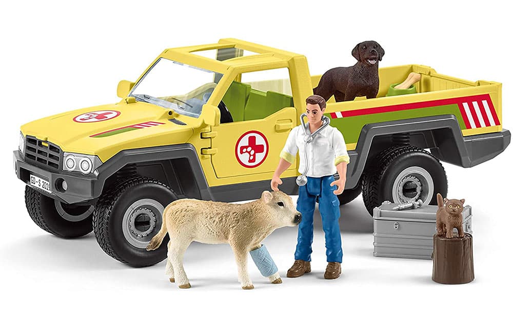 Schleich Figure Domaće životinje - Vetrinar posećuje farmu 42503