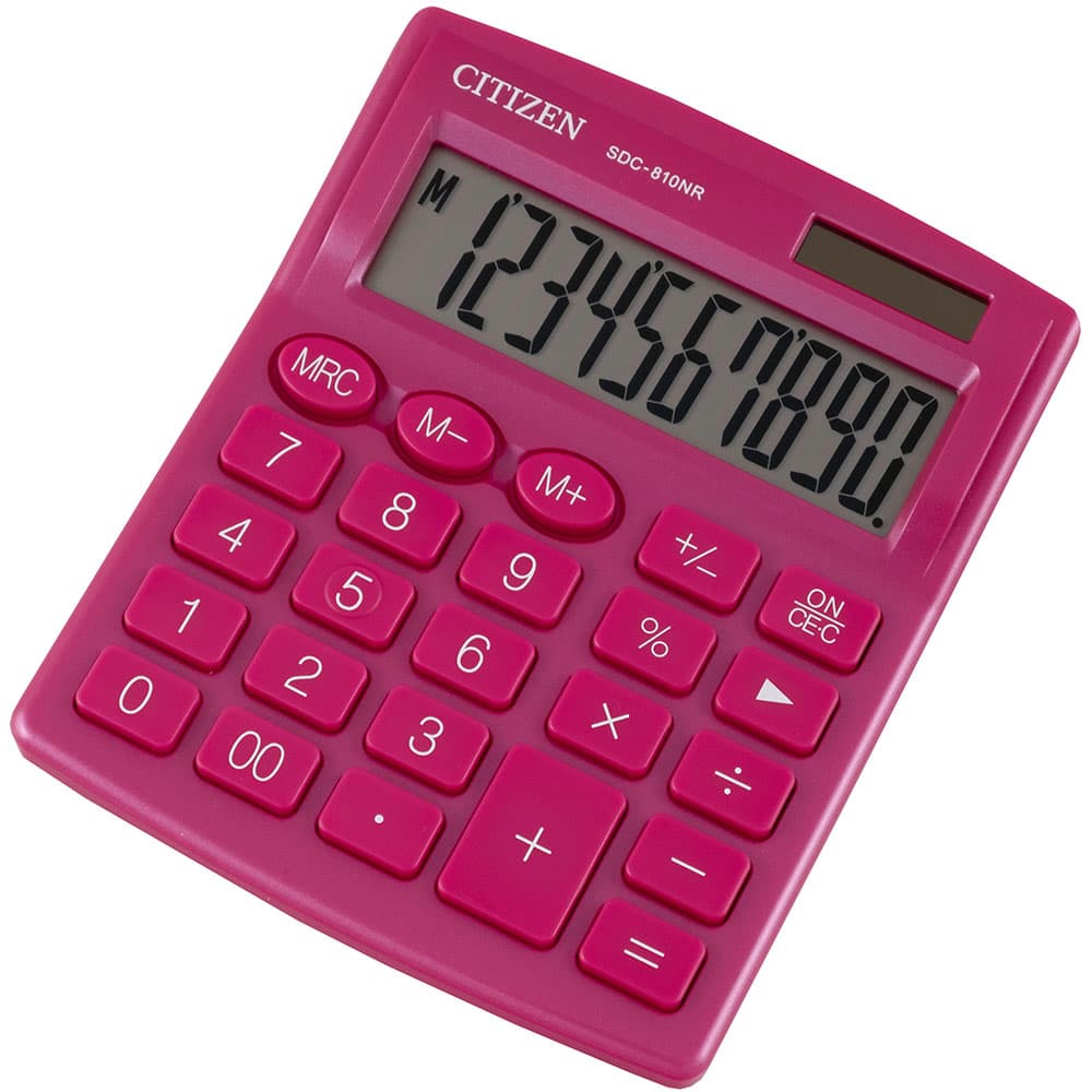 Stoni roze kalkulator Citizen SDC-810PKE