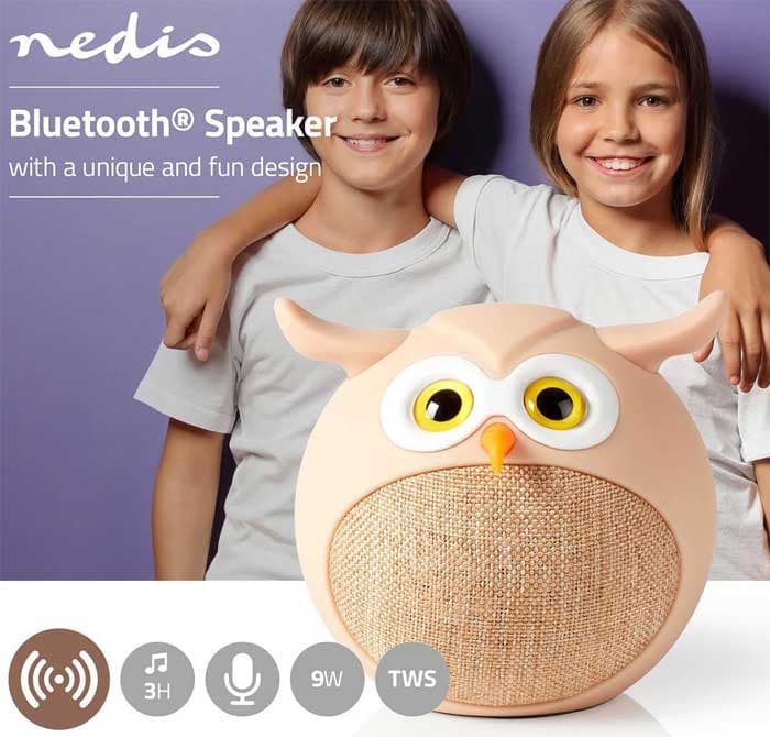Nedis Bluetooth zvučnik sa Hands-Free funkcijom Olly Owl