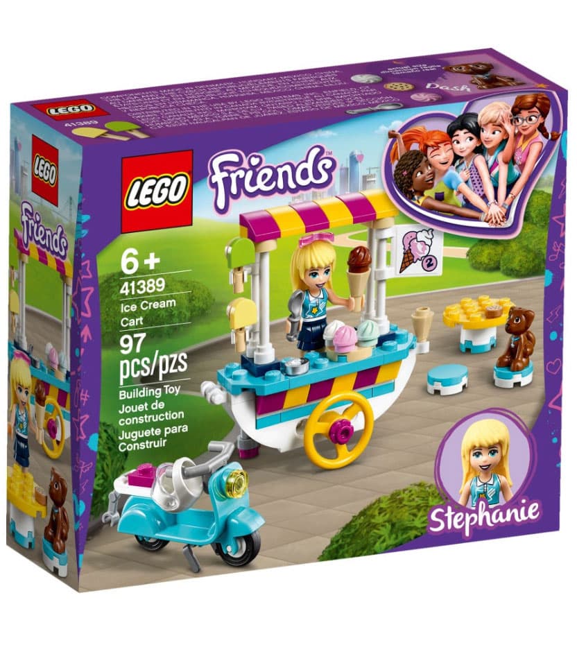 LEGO® FRIENDS Kocke Stefani i kolica sa sladoledom 41389