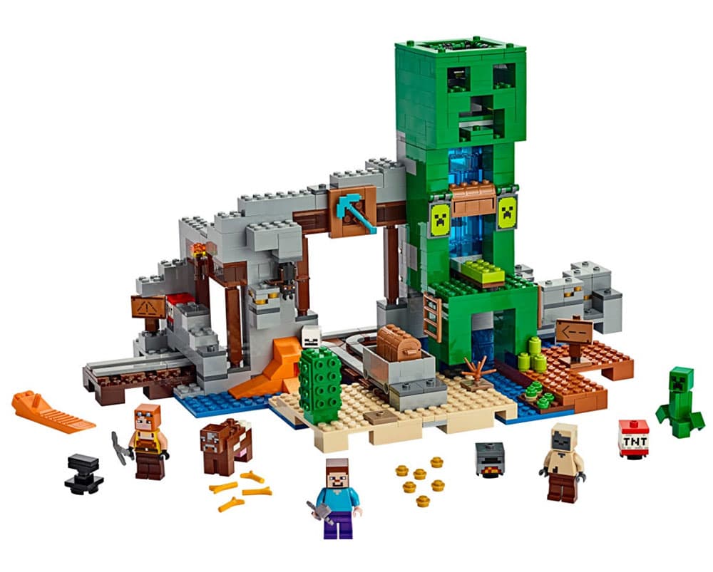 LEGO® Kocke Minecraft Kriperov rudnik 21155